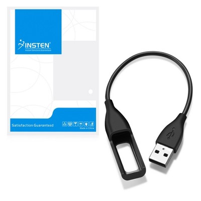 Insten USB Charger Compatible with Fitbit Flex Wireless Activity and Fitness Tracker Wristband, with 4.5-Inch Cable, NOT Compatible with Flex 2, Black