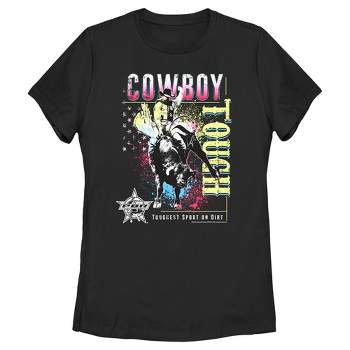 Men's Professional Bull Riders Cowboy Tough Long Sleeve Shirt
