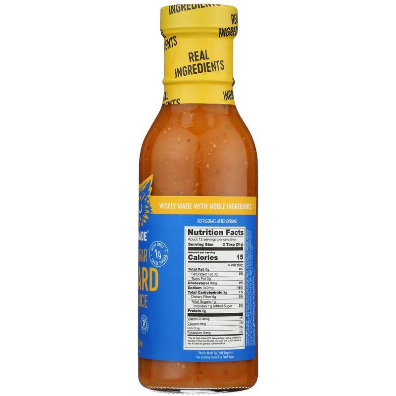 Noble Made By The New Primal Less-Sugar Mustard BBQ Sauce - Case of 6/13 oz, 3 of 7
