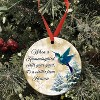 2025 Christmas Orrnament Hummingbird Visits Your Yard Ceramic Ornament - 3 of 4