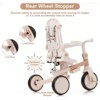 Aukfa 7-in-1 Tricycle, Foldable design, adjustable handle/seat, retractable canopy & removable pedals/guardrail, for 1-6 Years Old Boys & Girls Gift - 4 of 4