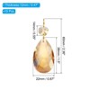 Unique Bargains Crystal Pendants Teardrop Beads for DIY Lamp Arts Crafts Decoration 10 Pcs - 2 of 4