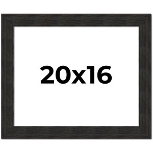 PosterPalooza | Contemporary Black Picture Frame - UV Acrylic, Backing Board, Hanging Hardware Included - 1 of 4