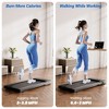 Deerrun Smart Walking Pad With APP 15.35*35.43 inches Belt Treadmills for Home Small Portable Under Desk Treadmill - 4 of 4