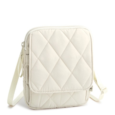 Vera Bradley Women's Outlet Ultralight Mini Hipster Crossbody Bag Pumice Stone