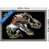 Trends International Jurassic World: Rebirth (2025) - T. Rex Silhouette Framed Wall Poster Prints - 3 of 4