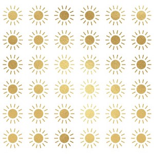 Sun Peel and Stick Wall Decal Gold - RoomMates - 1 of 3