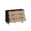 Rattan Storage Cabinet Rattan Drawer, CENGHU 6-Drawer Dresser, Clothes Storage Cabinet, for Bedroom, for Hallway, Living Room, Bedroom - 3 of 4
