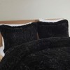 Gracie Mills Susie Contemporary Shaggy Long Fur Comforter Set - image 2 of 4