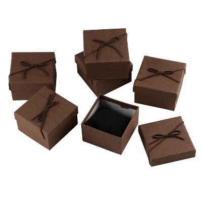 2 x Gift Box case for jewellery cardboard with ribbon stunning bracelet holder 