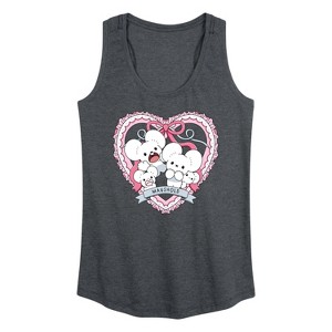 Women's - Pokémon - Maushold 4 Coquette Graphic Racerback Tank - 1 of 4