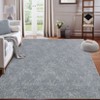 Contemporary Abstract Chenille Rug, Foldable, Non-Slip, Kid & Pet Friendly, Washable and Durable for Busy Areas - 3 of 4
