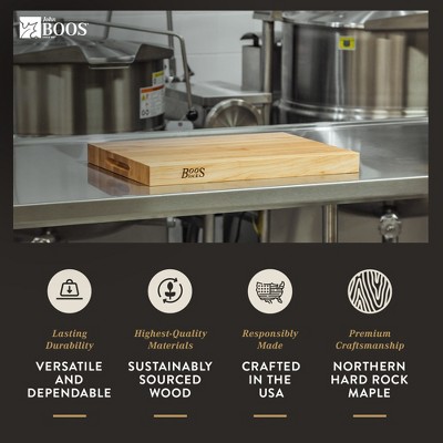 Large Maple Wood Reversible Cutting Board, 24" x 18"