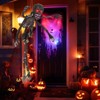 Tangkula Halloween Animatronics Indoor 6Ft Halloween Decorations with 4 Arms Red LED-lit Eyes & Spooky Sounds Hanging Scary Prop - 4 of 4
