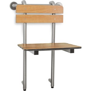 Seachrome Portable Hanging Profile Bench Shower Seat with 18-inch Grab Bar - 1 of 1