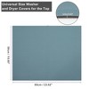 Unique Bargains Washing Machine Dust Cover Pad for Laundry Room Kitchen - 2 of 4