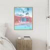 Amanti Art Palm springs by Petra Lizde Canvas Wall Art Print Framed 23-in. W x 28-in. H. - 4 of 4