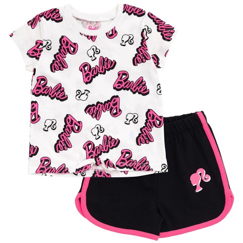 Barbie Girls T-shirt And Leggings Outfit Set Toddler To Big Kid : Target