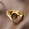 Ross-Simons 2.50 Carat Smoky Quartz Swirl Ring in 18kt Gold Over Sterling - 4 of 4