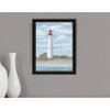 HomeRoots Cape May Light Black Framed Print Wall Art - 2 of 4