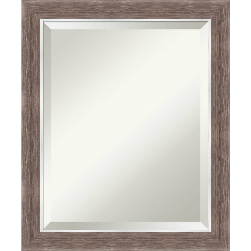 Photos - Wall Mirror 20" x 24" Noble Mocha Framed Bathroom Vanity  - Amanti Art