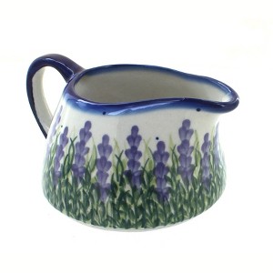 Blue Rose Polish Pottery 50A WR Unikat Gravy Boat - 1 of 1