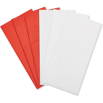 40 Sheets Red/white/green Tissue Paper Trio Pack : Target