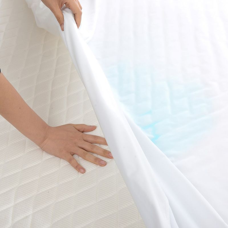 Cheer Collection Fitted Waterproof Mattress Protector, 3 of 9