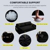 YONWAY 73" Queen Pull Out Sofa Bed with Side Storage, 3-in-1 Convertible Sleeper Sofa Velvet Loveseat Bed, for Living Room,Bedroom,Apartment,Office - 4 of 4