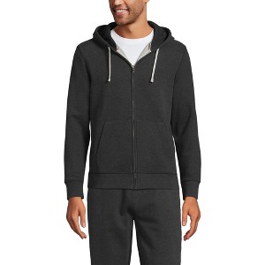 Lands' End Men's Serious Sweats Full Zip Hoodie - 1 of 3