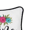 C&F Home 6" x 12" Good Morning Sunshine Printed and Embroidered Throw Pillow - 2 of 4
