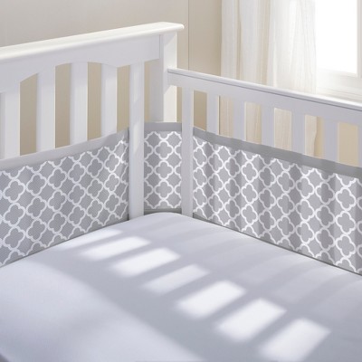 breathable baby mesh crib bumper