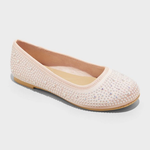 Toddler Lisa Ballet Flats - Cat & Jack™ Blush - image 1 of 4