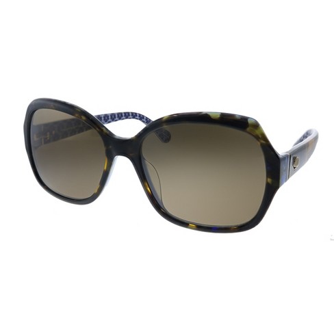 Kate Spade Ks Amberlynn/s 2vm Womens Square Sunglasses Havana Pattern 57mm  : Target