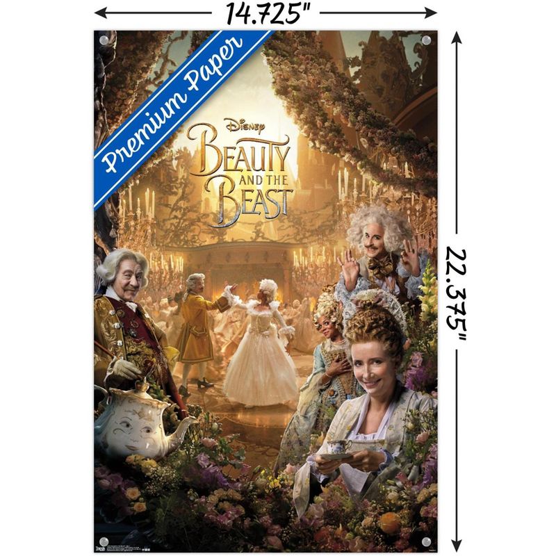 Trends International Disney Beauty And The Beast - Triptych 3 Unframed Wall Poster Prints, 3 of 7