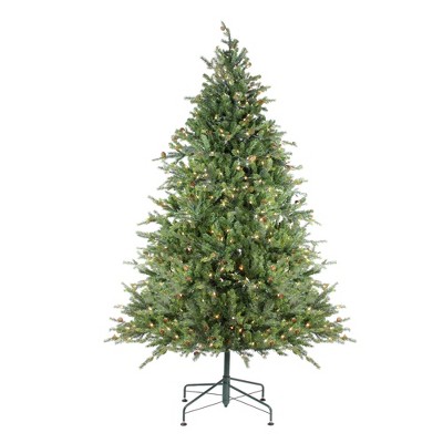 Northlight 7.5' Pre-Lit Full Artificial Christmas Tree Hunter Fir - Clear Lights