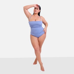 Rebdolls Women's Sunny Tie Waist One Piece Swimsuit - 1 of 3