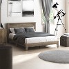 Galano Queen Tiena Lencia Bed with Headboard – Knotty Oak - 3 of 4