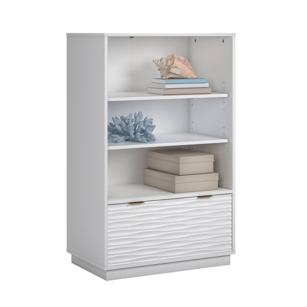 Photos - Garden & Outdoor Decoration Sauder 48.34" 2 Shelf Morgan Main Bookcase White 