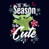 Juniors Womens Star Wars The Mandalorian Christmas The Child Cute Season T-Shirt - 2 of 4