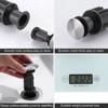 WOWOW Pop Up Drain without Overflow for Bathroom Faucet in Brushed Nickel - 2 of 4