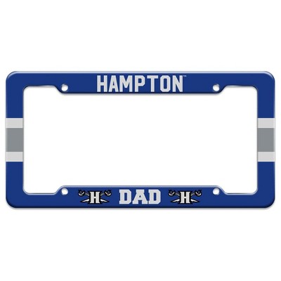 Hampton University Dad License Plate Tag Frame