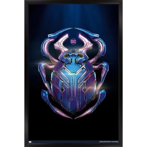 Trends International DC Comics Movie Blue Beetle - Scarab Teaser One Sheet Framed Wall Poster Prints - 1 of 4