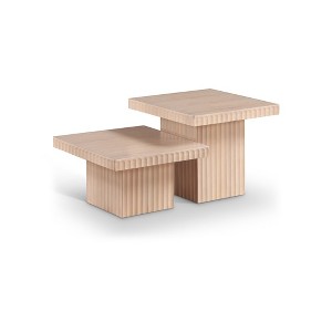 Meridian Furniture,Spencer Oak Veneer Coffee Table - 1 of 4