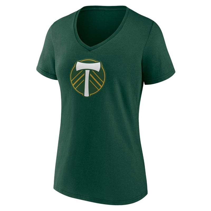 MLS Portland Timbers Women&#39;s V-Neck Top Ranking T-Shirt, 2 of 4