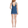 Lands' End Women's Scoop Neck Mini Swim Dress One Piece Swimsuit - 2 of 4