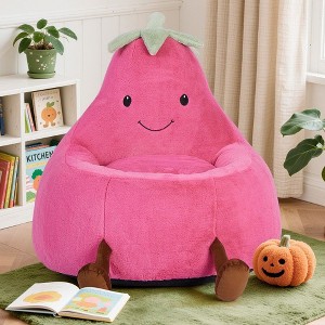 TUYOHW Kids Bean Bag Chair,Faux Fur Lounger with Handles, Lightweight and Portable - 1 of 4