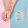 Unique Bargains Portable Nail Art Palette Clear Silver Tone 1 Set - 2 of 4