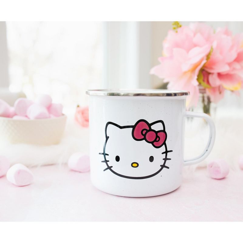 Silver Buffalo Sanrio Hello Kitty "Hello" Ceramic Camper Mug | Holds 20 Ounces, 3 of 7