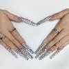 Vynxaria Multicolored Natural Finish Wearable Nails for Subtle Elegance Size M - 3 of 4